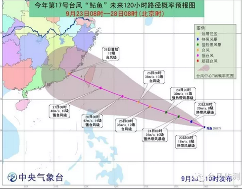 台风最新动态，影响及应对策略（2016年）